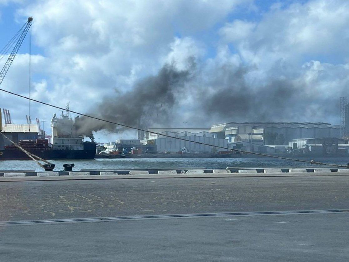 Ship Catches Fire in Haifa Port, Hezbollah Blamed