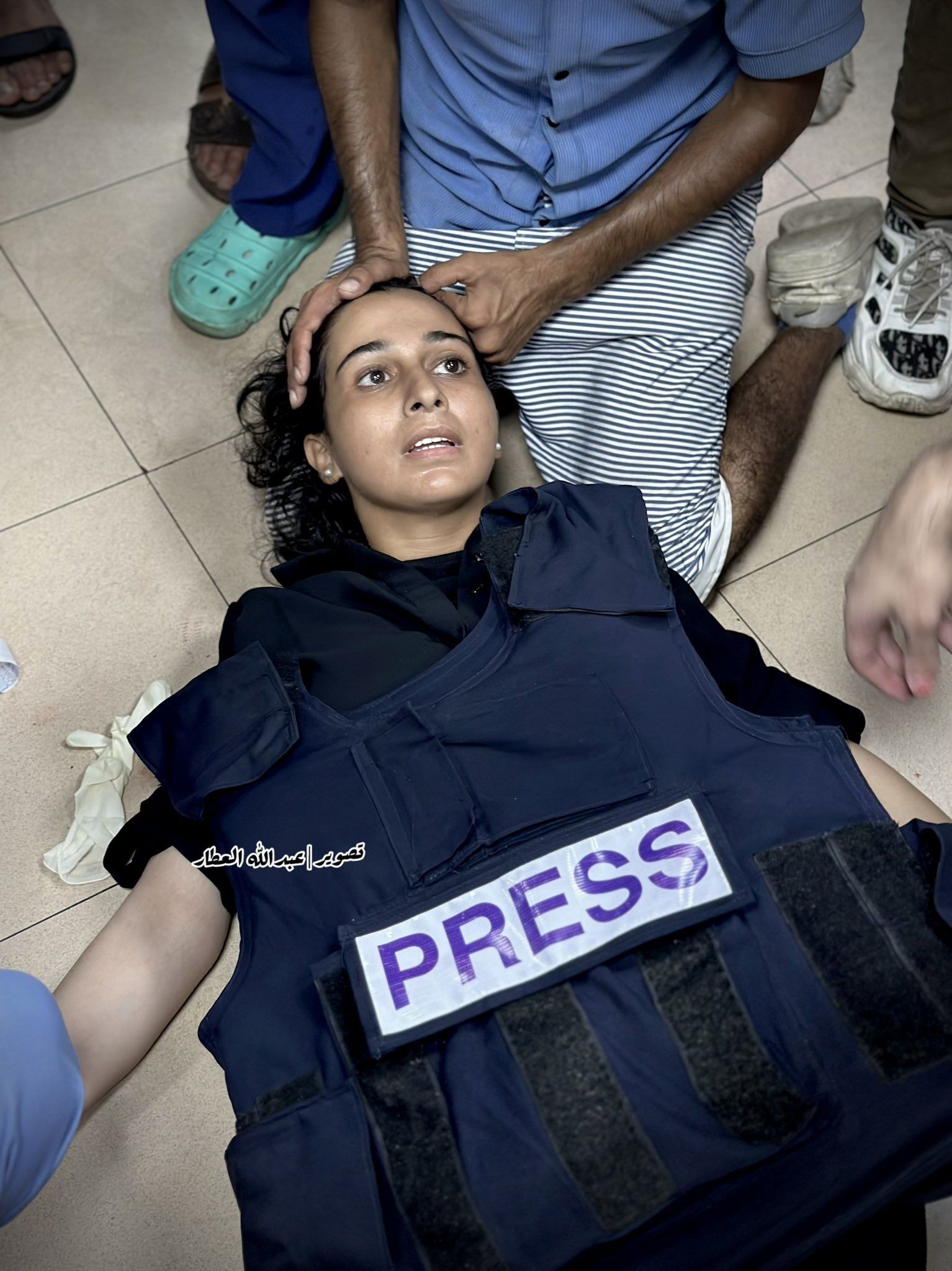 Israeli Snipers Shoot Journalist Salma Al Qadoumi