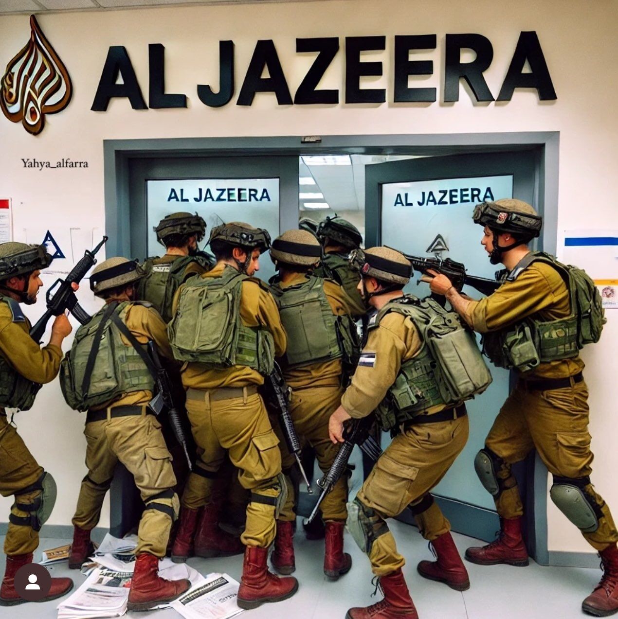 Israeli Raid on Al Jazeera