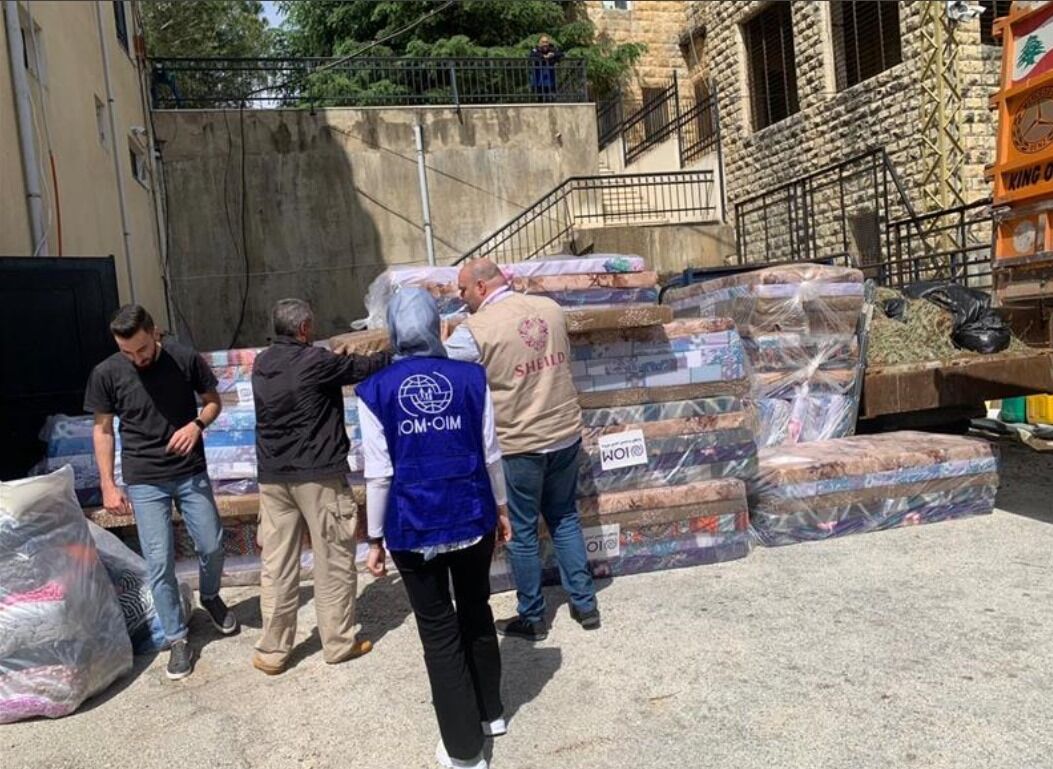 IOM: Over 90,000 People Displaced in Lebanon