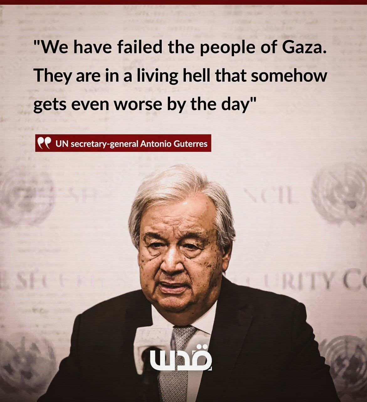 Guterres: ‘We Failed Gaza’