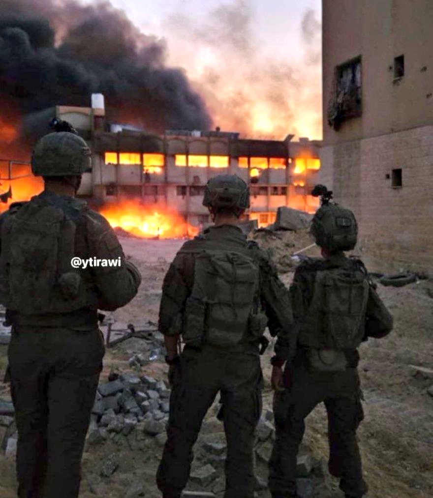 Israel Burns a Hospital