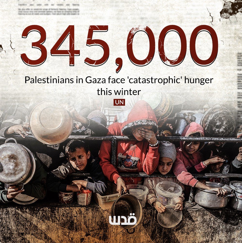 345,000 Face Catastrophic Hunger in Gaza