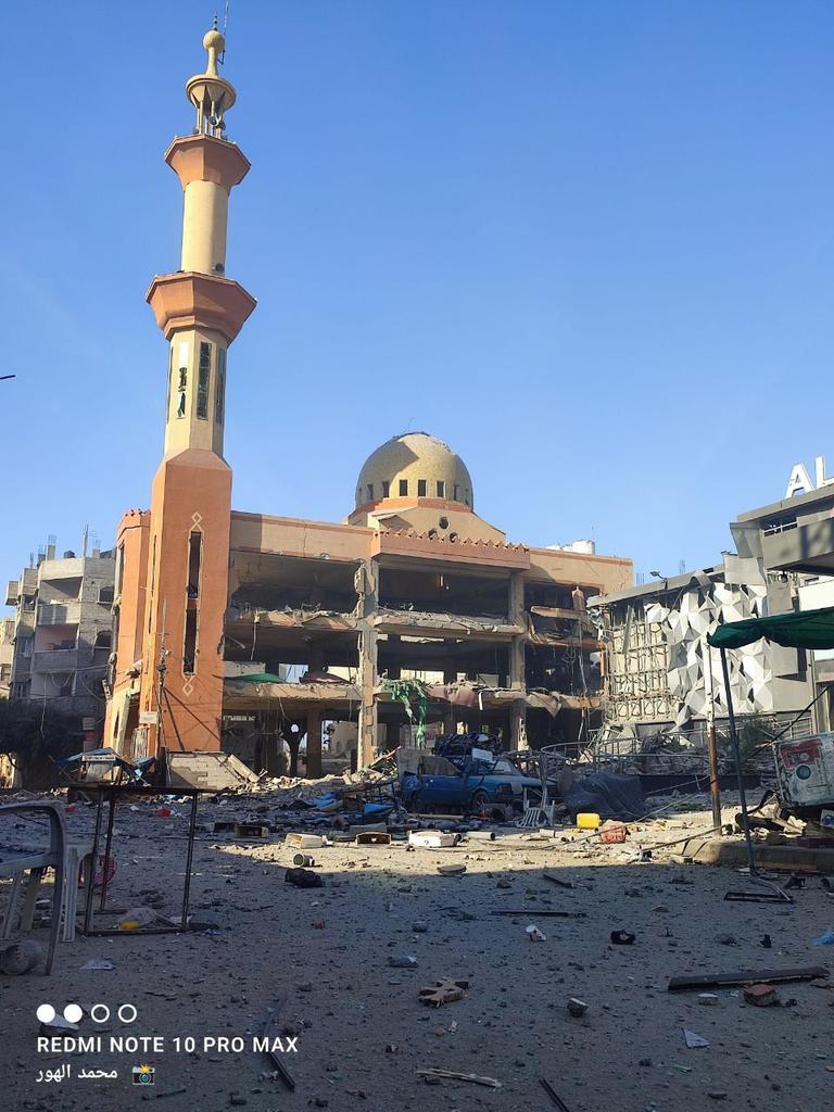 Israel Bombs Al Farouq Mosque in Nuseirat