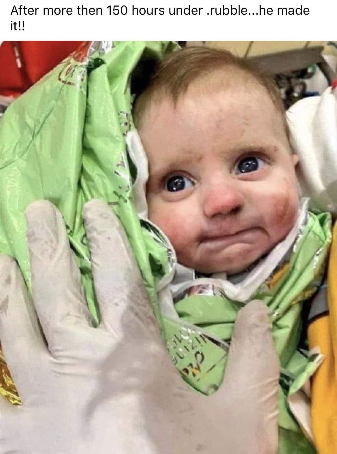 Miracle Baby Spends 150 Hrs Under Rubble