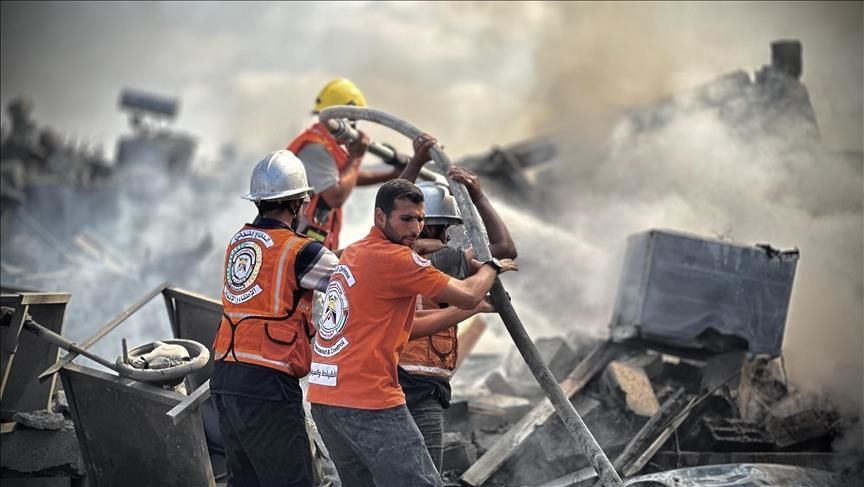 Gaza: 85% of Civil Defense Equipment Bombed by Israel