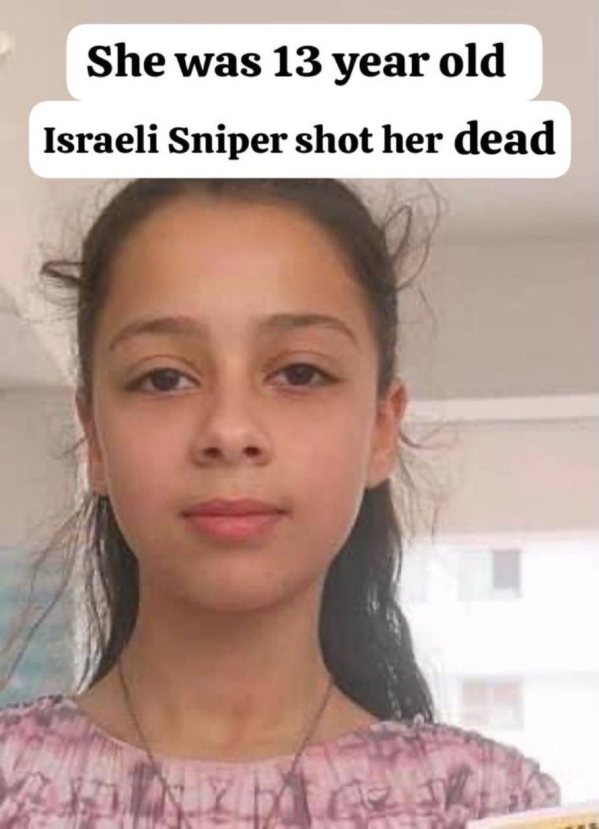 Israeli Sniper Shoots 13-Year-Old