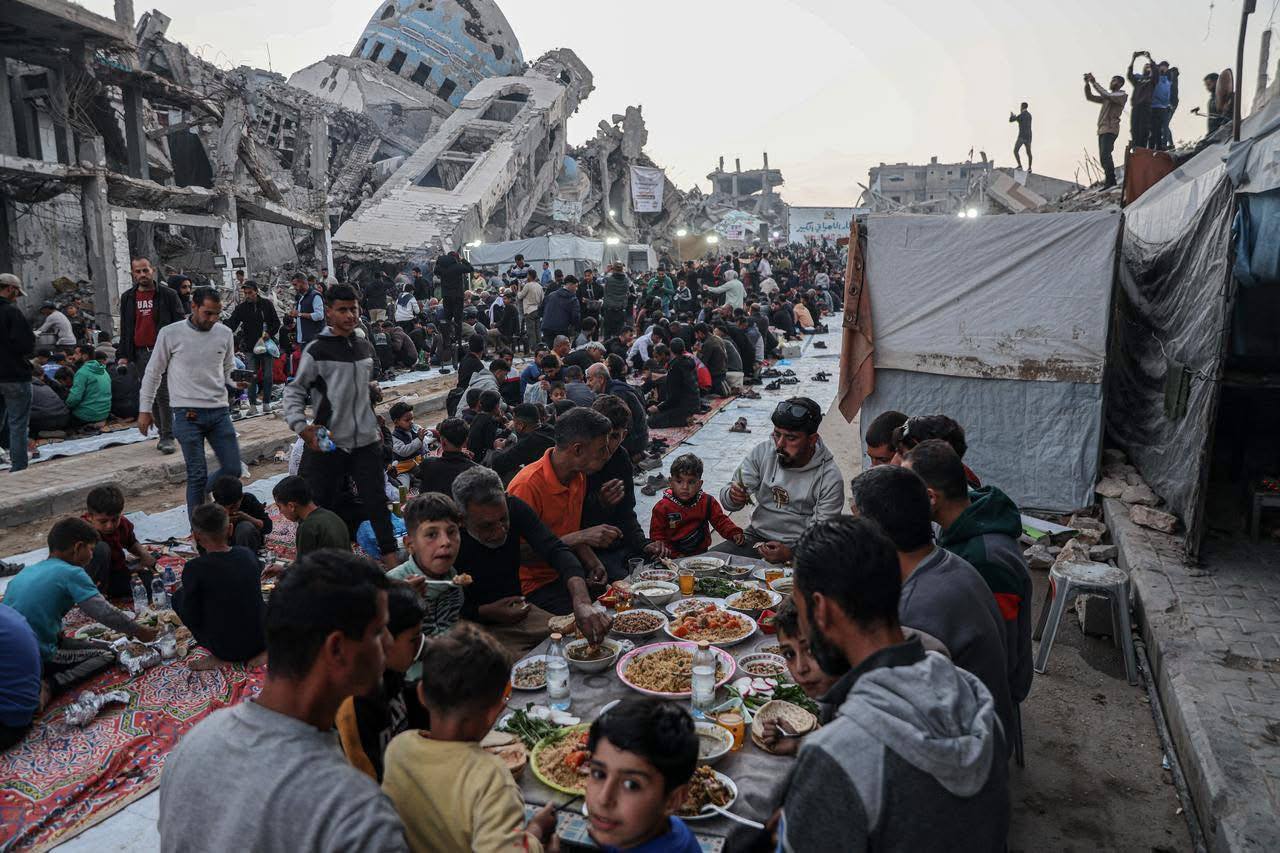 Ramadan Iftar Among The Rubble