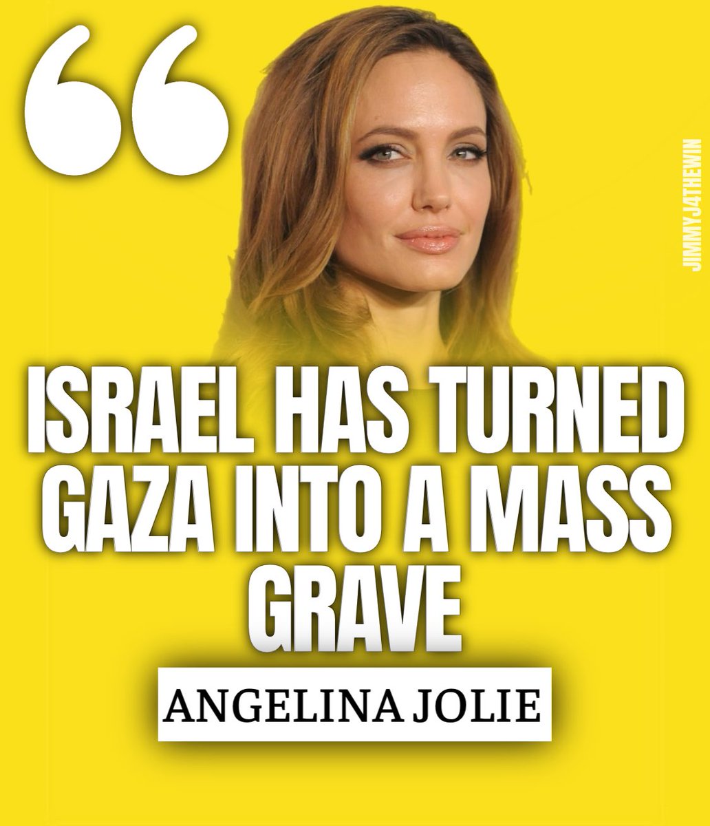 Angelina Jolie Condemns Israel