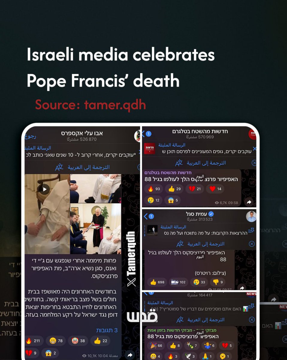 Israelis Celebrate Death of Pope