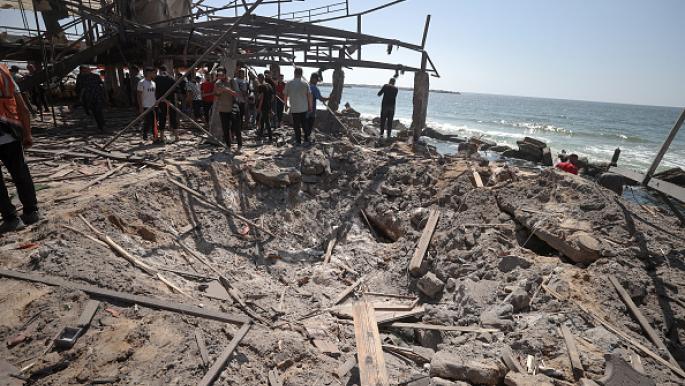 Israeli Strikes Beach Cafe With US Bombs