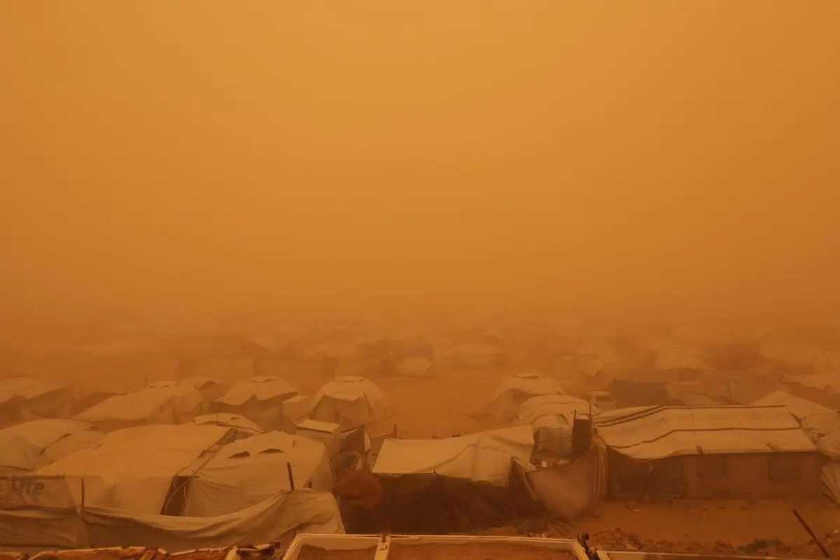 Gaza Faces Massive Dust Storm