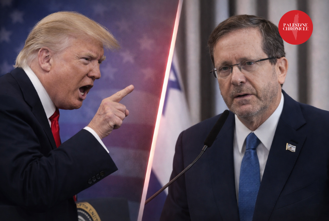 Trump Calls Israeli President a ‘Disgrace’