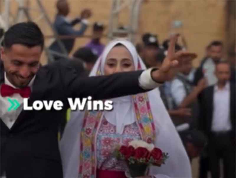 Amidst Death, Palestinians Celebrate in Group Wedding!