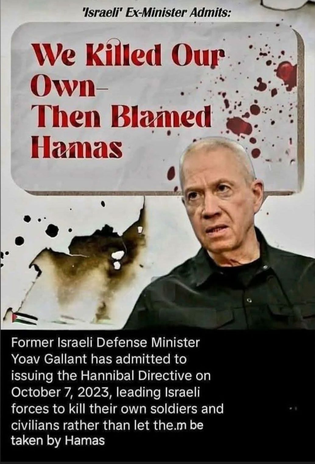 ‘We Killed Our Own Then Blamed Hamas’