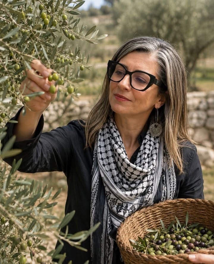 Francesca Albanese Picks Olives For Palestine