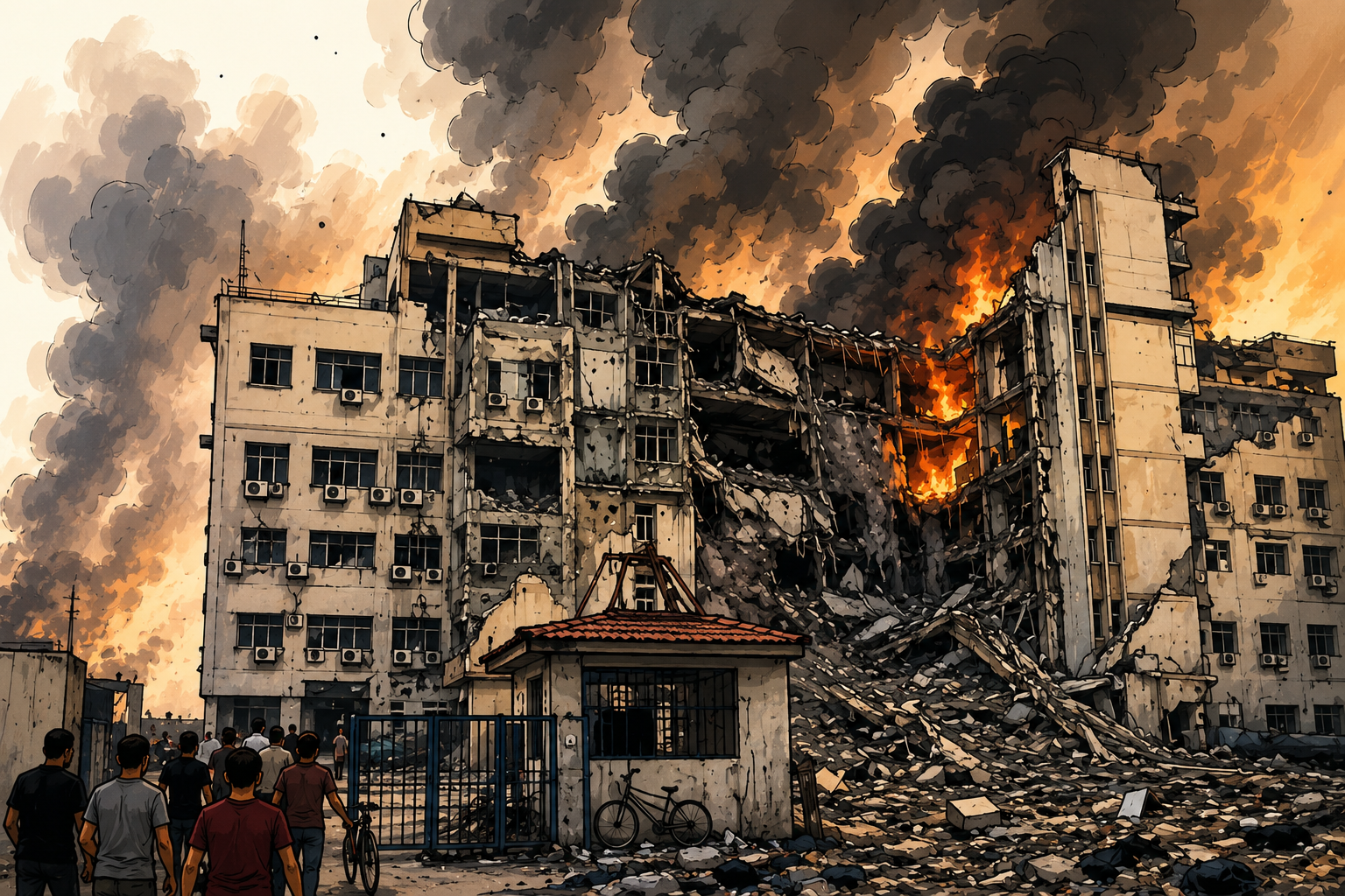 Israel Targets a Hospital in Gaza With a Quadcopter Bomb