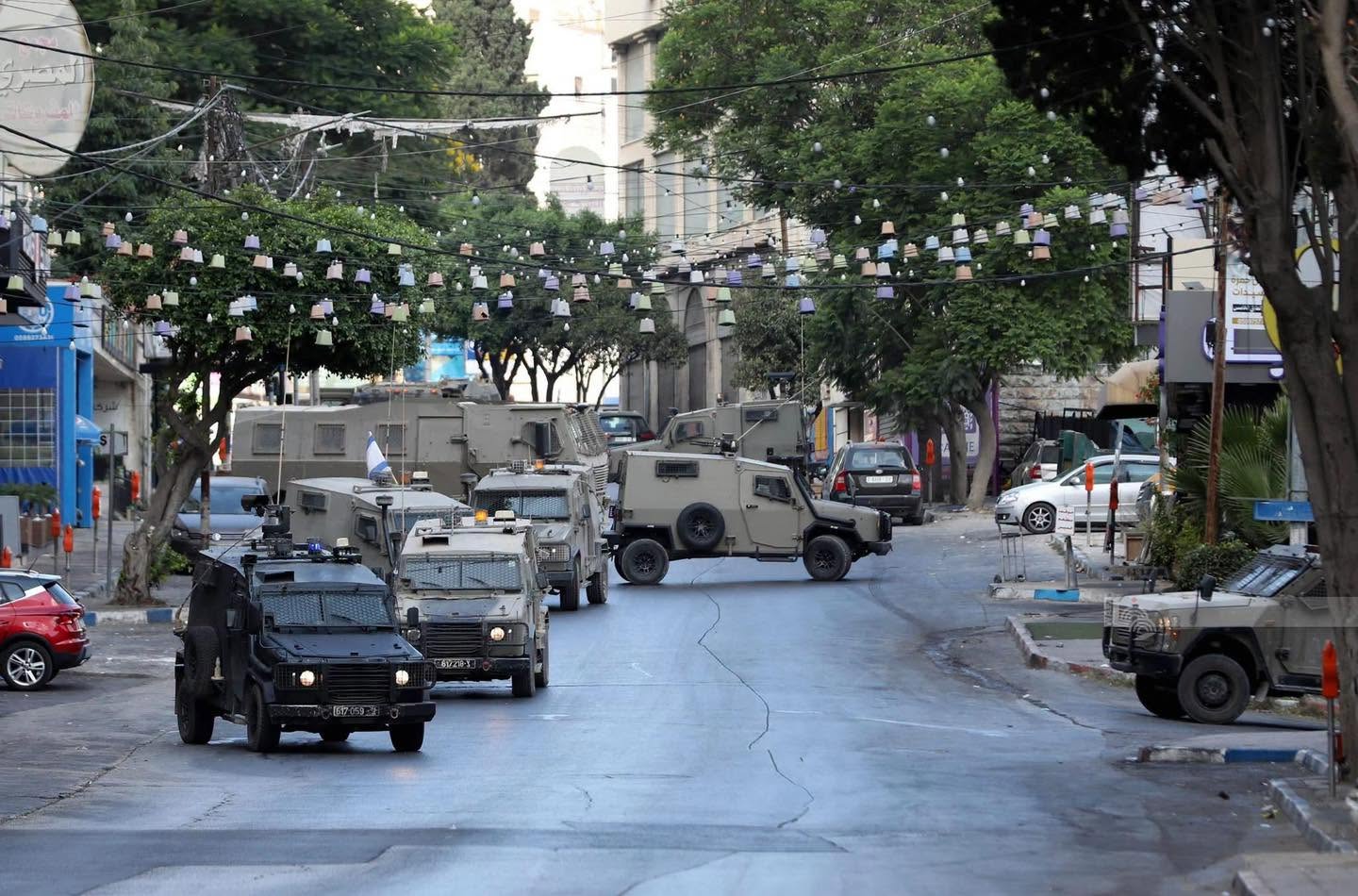 Israeli Forces Storm Downtown Nablus