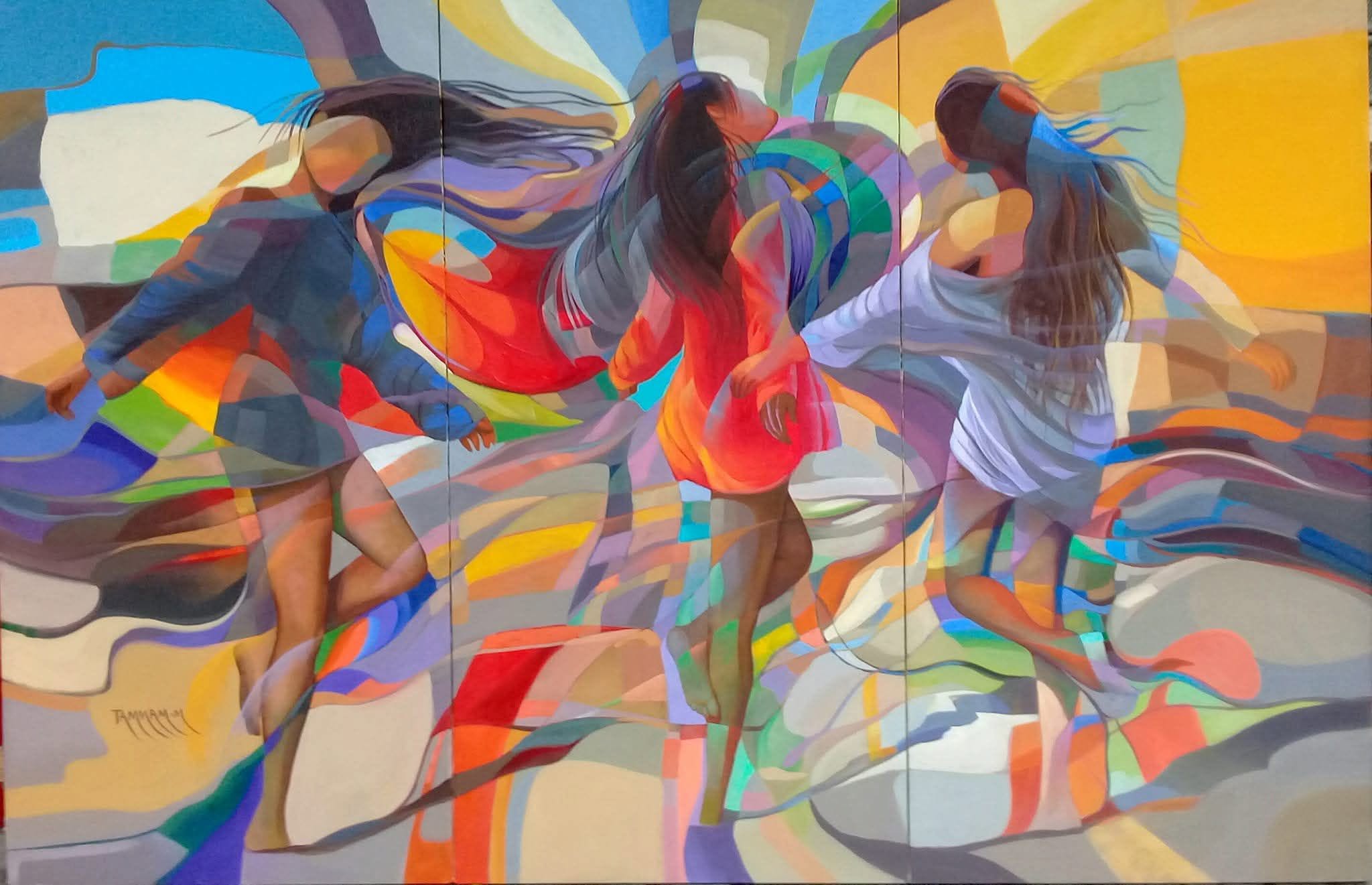 Three Dancers
