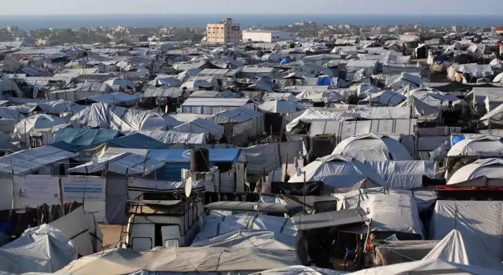 90% of Gazans Displaced in Tattered Tents, Living on Rubble