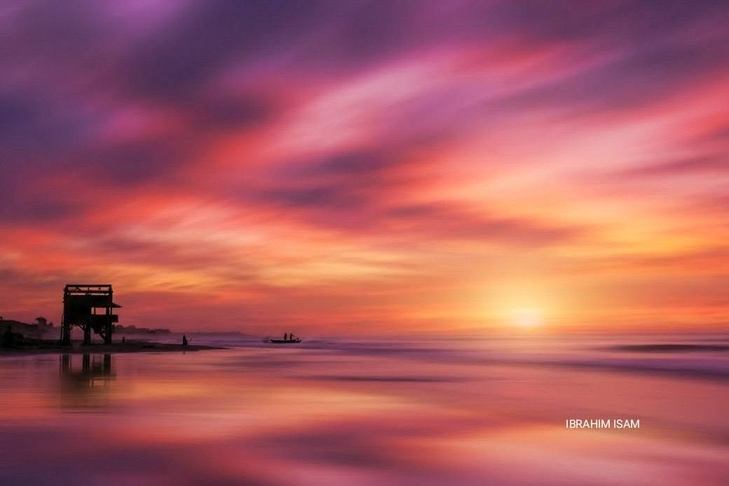 Sunset in Gaza