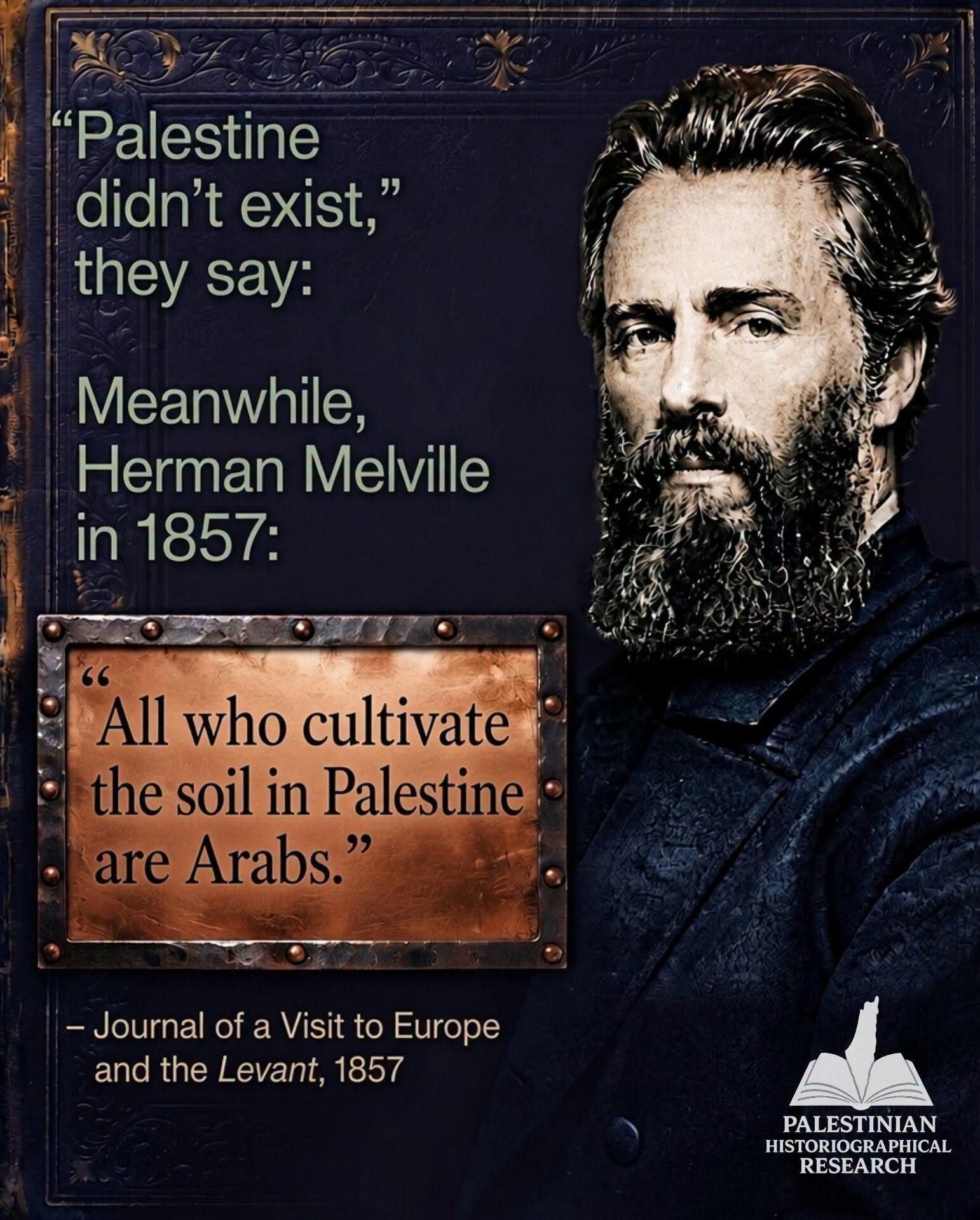 Herman Melville, Palestine, 1857