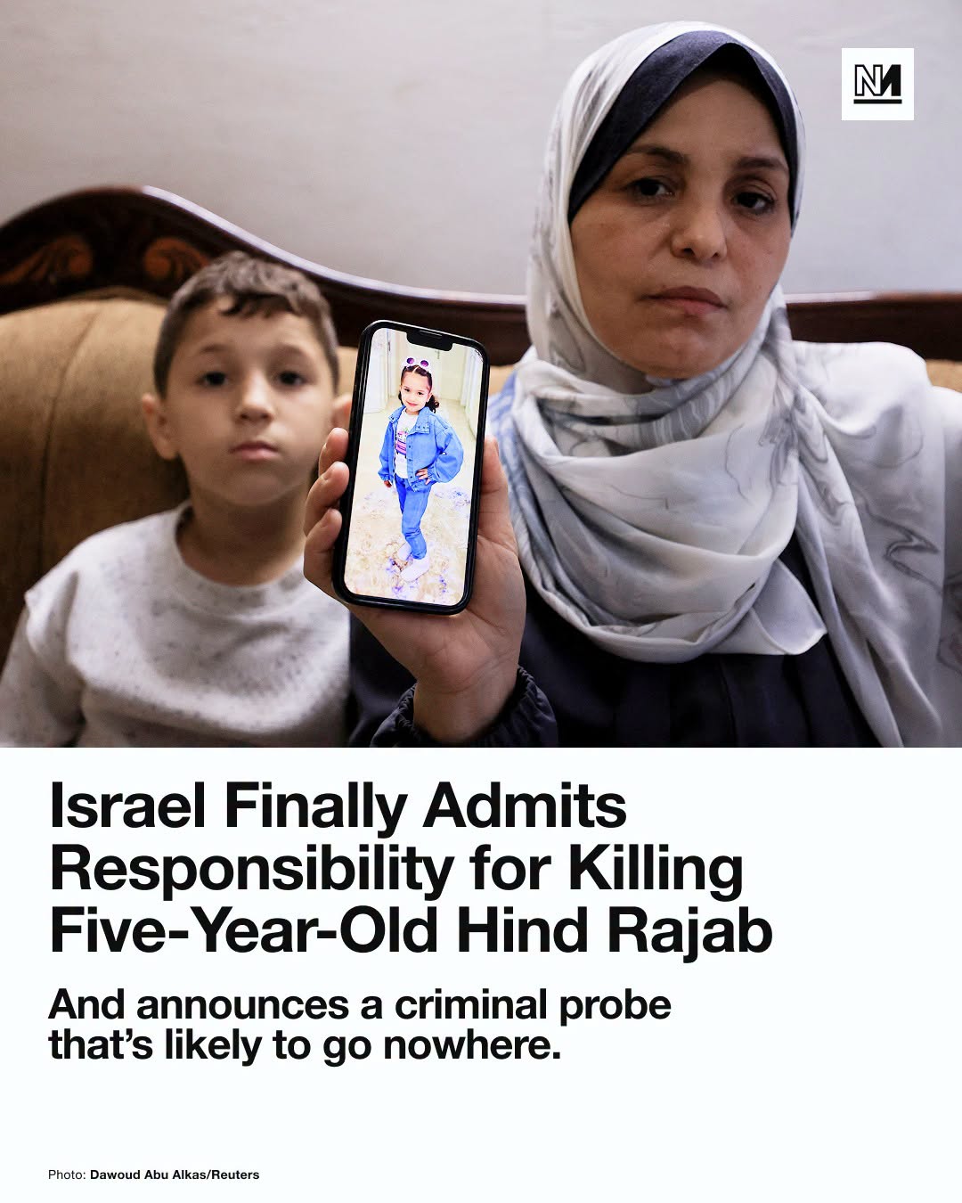 Israel Finally Admits to Killing Little Hind