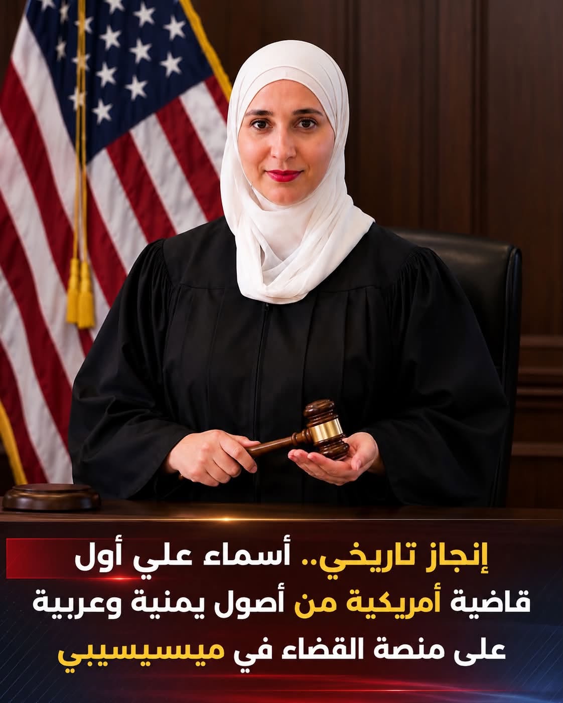 Yemen’s Asma Ali Appointed First US Judge in Mississippi