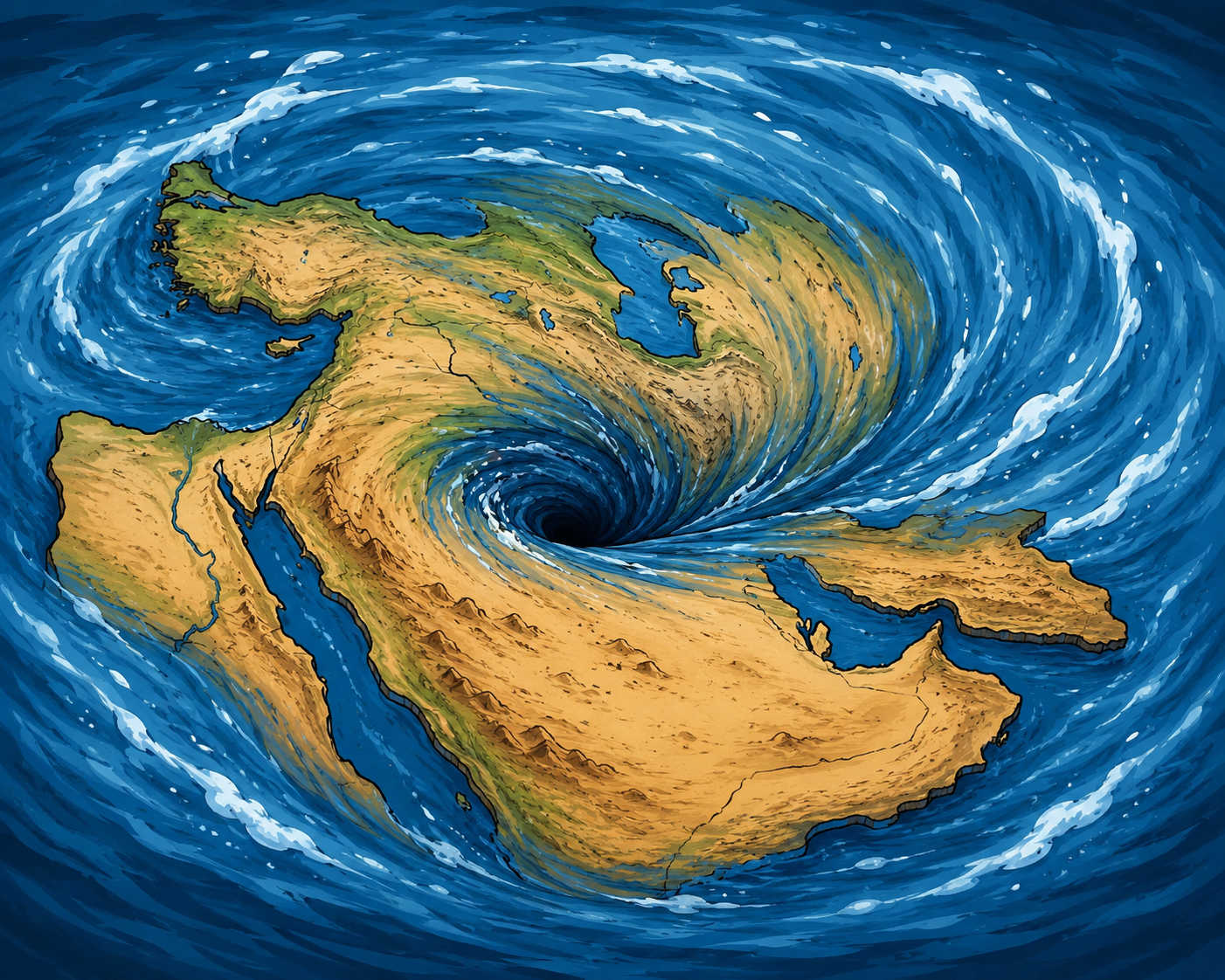 A Middle East Whirlpool! View From Amman