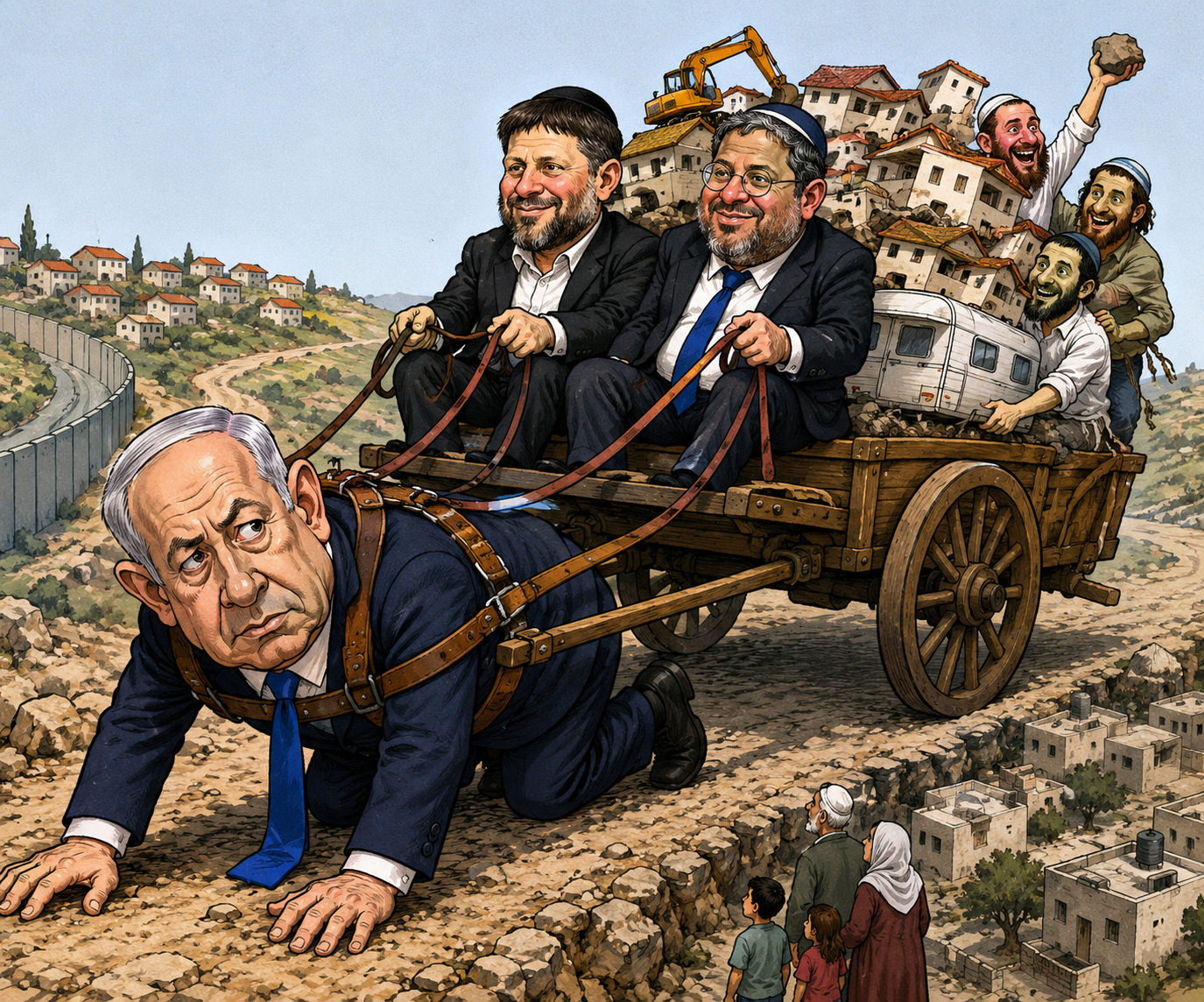 Netanyahu and The Settlers: Cart and Horse in Action