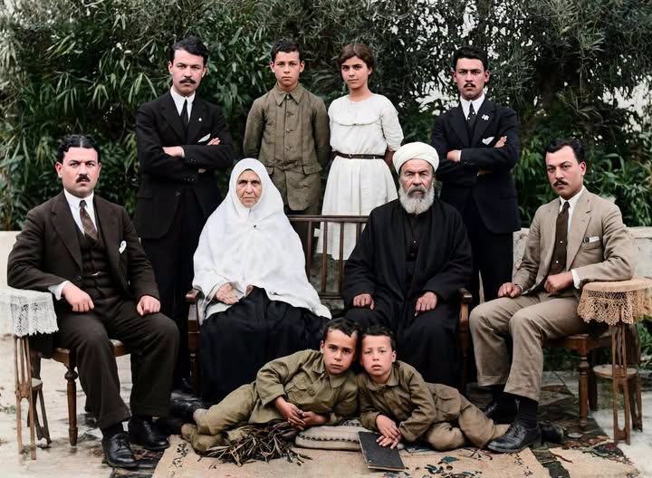 Group Photo of a Palestinian Family, 1922