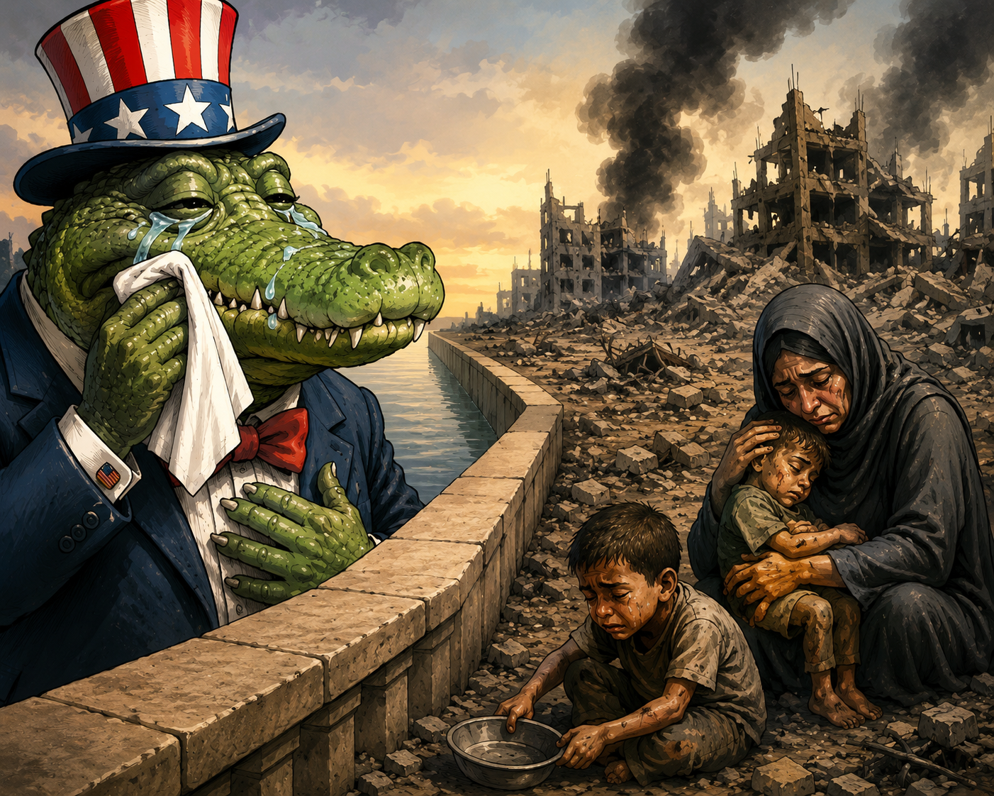 ‘No Need For Your Crocodile Tears’