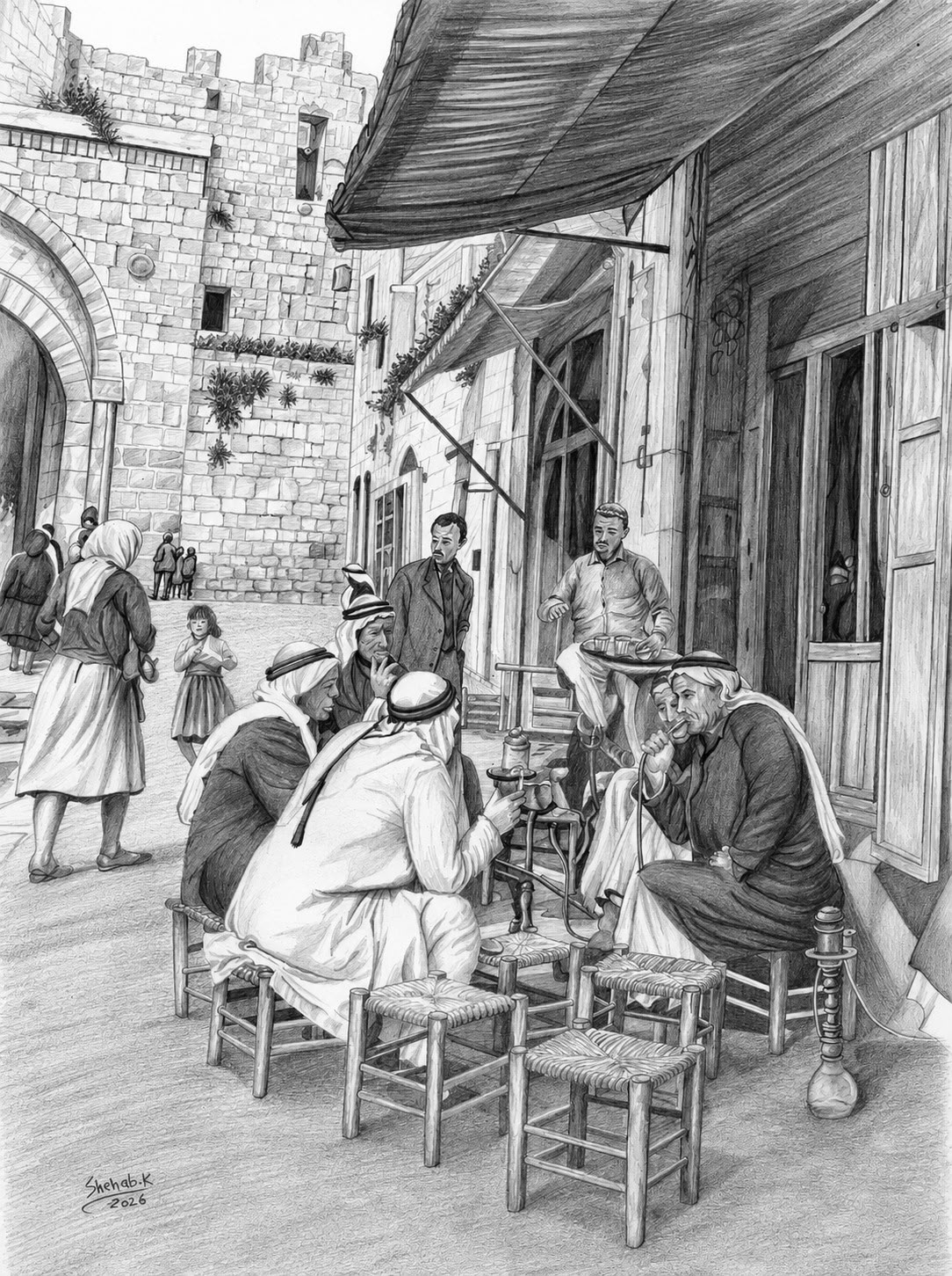 In The Past: Za’atar Coffee Shop in Jerusalem