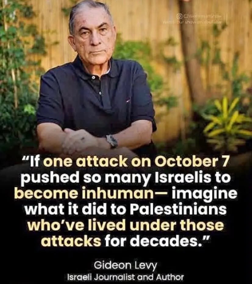 Gideon Levy on 7 October