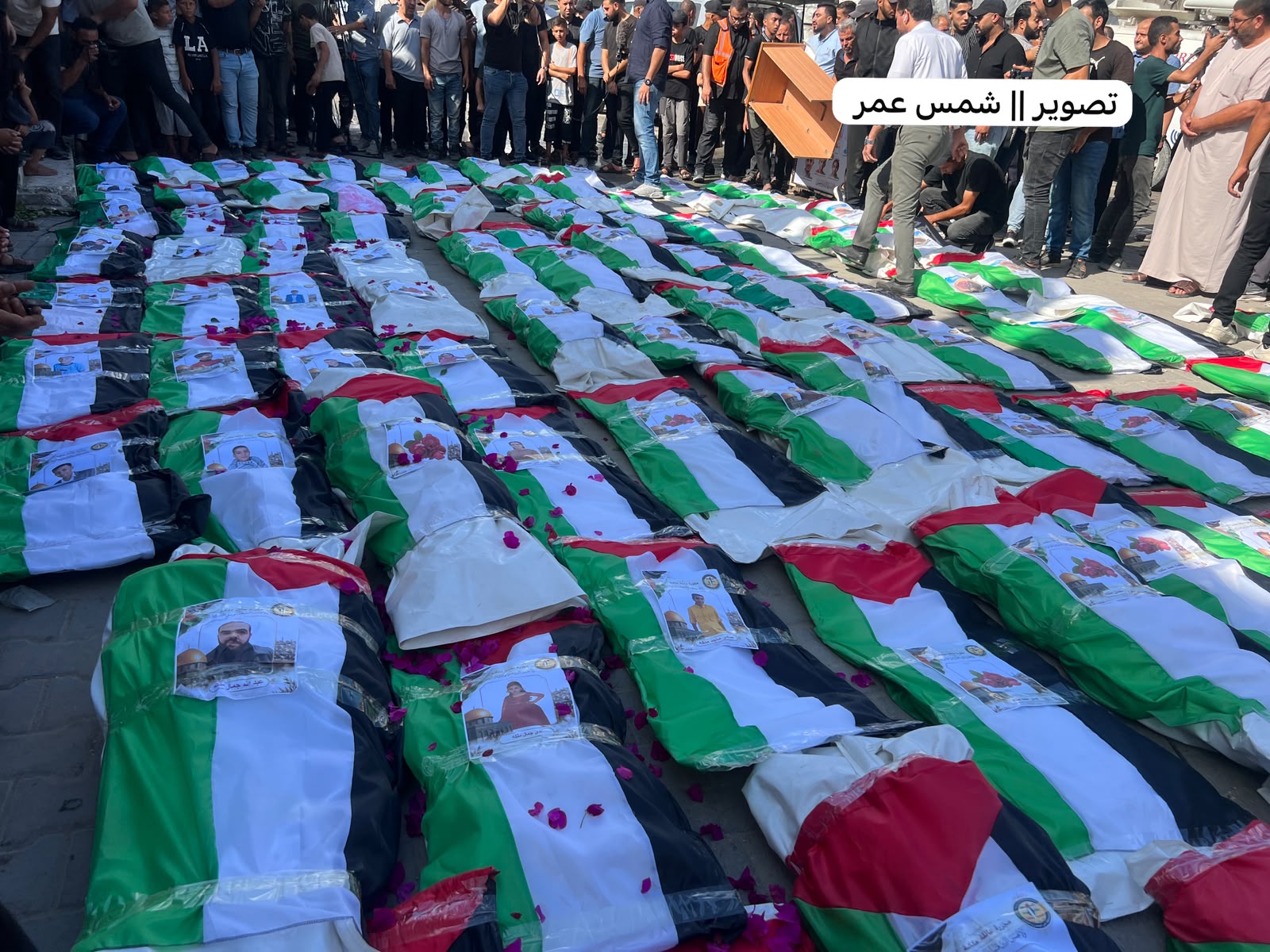 Mass Funeral: Gaza Buries 100 Martyrs
